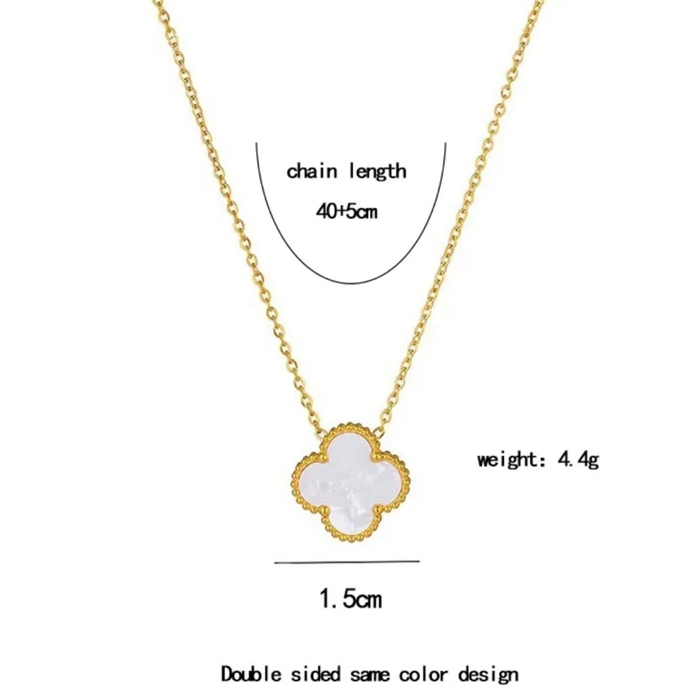 White clover necklace
